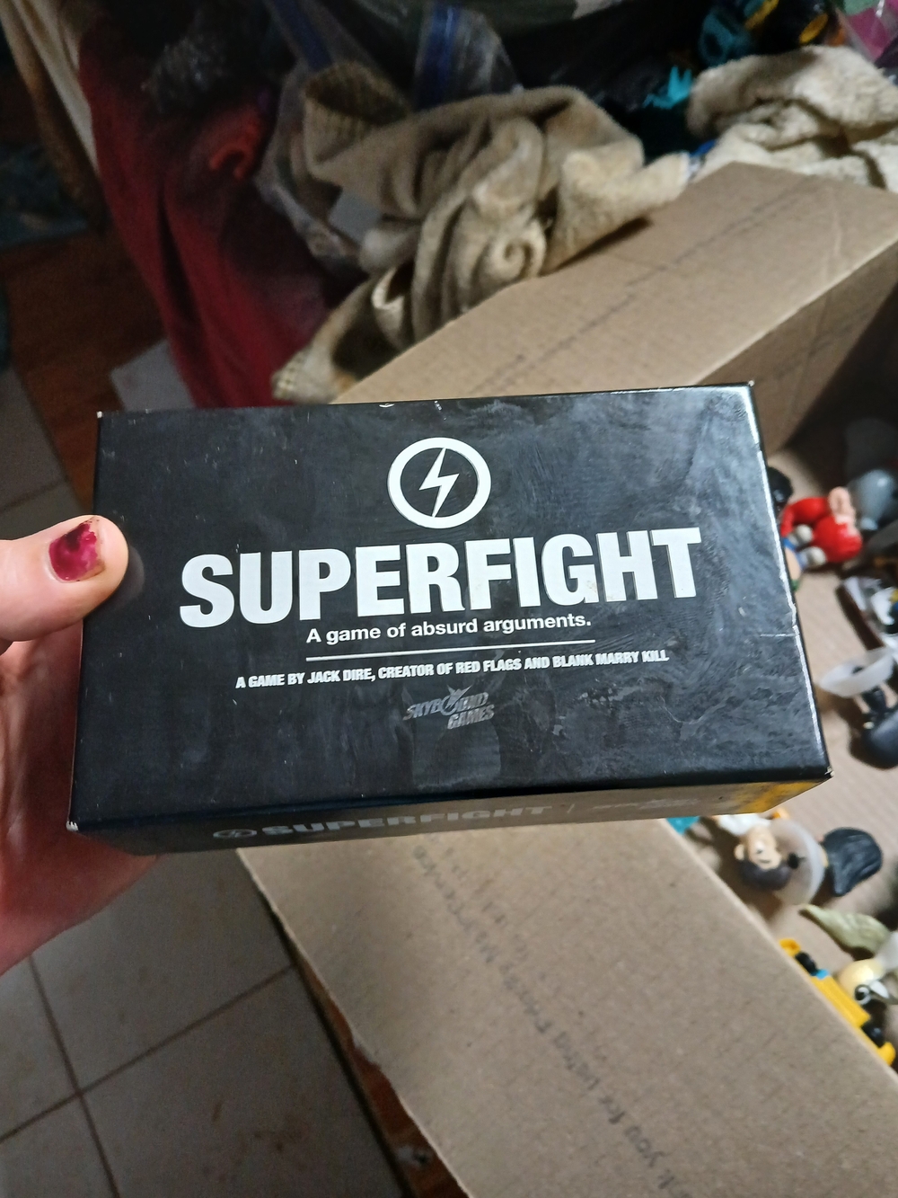 Superfight Core Deck, a party card game developed by Skybound Games